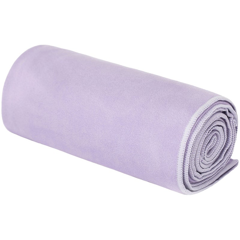 Shandali Hot Yoga GoSweat Microfiber Hand Towel in Super Absorbent Premium Violet Suede for Bikram, Pilates, Gym, and Outdoor Sports. 16 x 26.5 inches. - Image 3